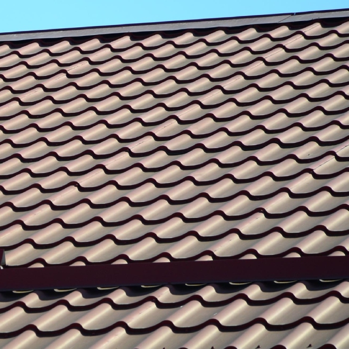 Couverture de toiture en tuiles mécaniques